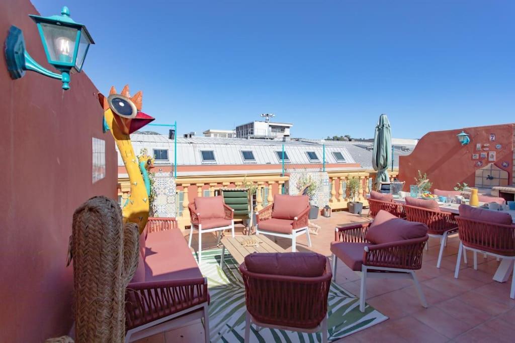 #48 Suite Jean Top Floor Terrace 5Min Walk Sea Ac نيس المظهر الخارجي الصورة
