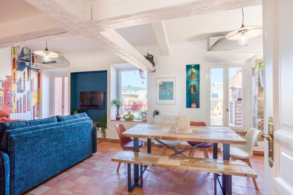 #48 Suite Jean Top Floor Terrace 5Min Walk Sea Ac نيس المظهر الخارجي الصورة